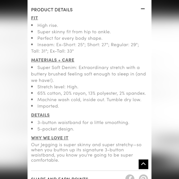 Jegging Skinny High-Rise Jean - Picture 16 of 16